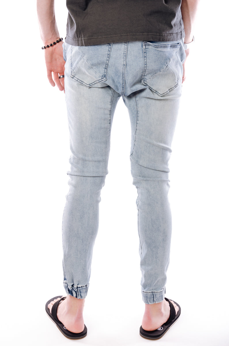 Shotgun Denim Joggers - BLGRY