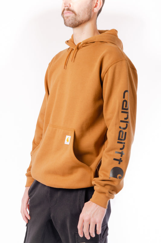 Signature Sleeve Logo Hoodie - BRN