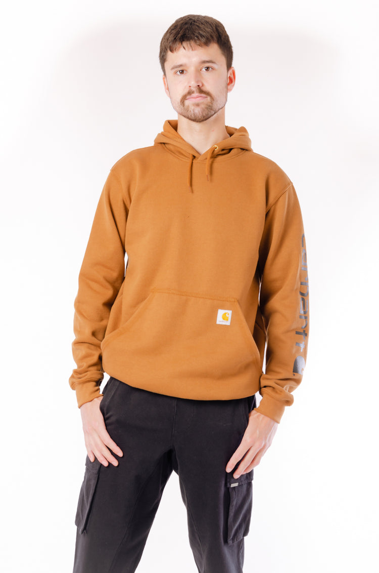 Signature Sleeve Logo Hoodie - BRN