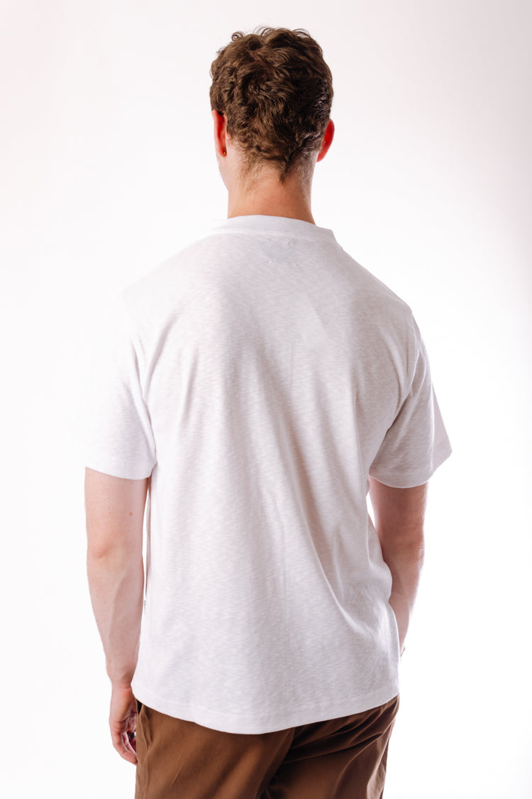 Slub Henley - White