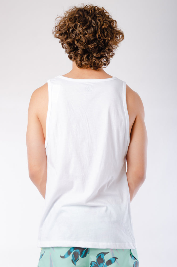 Solid Heather Tank - WHT