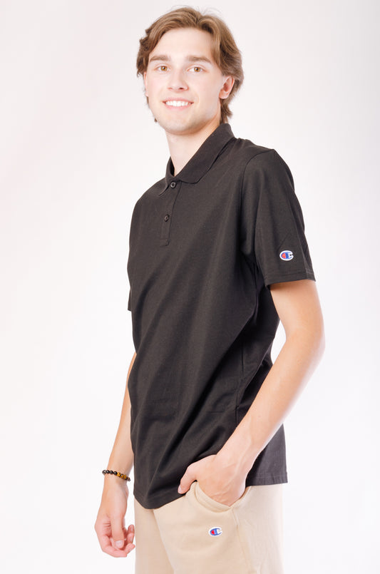 Solid Polo Shirt - Black