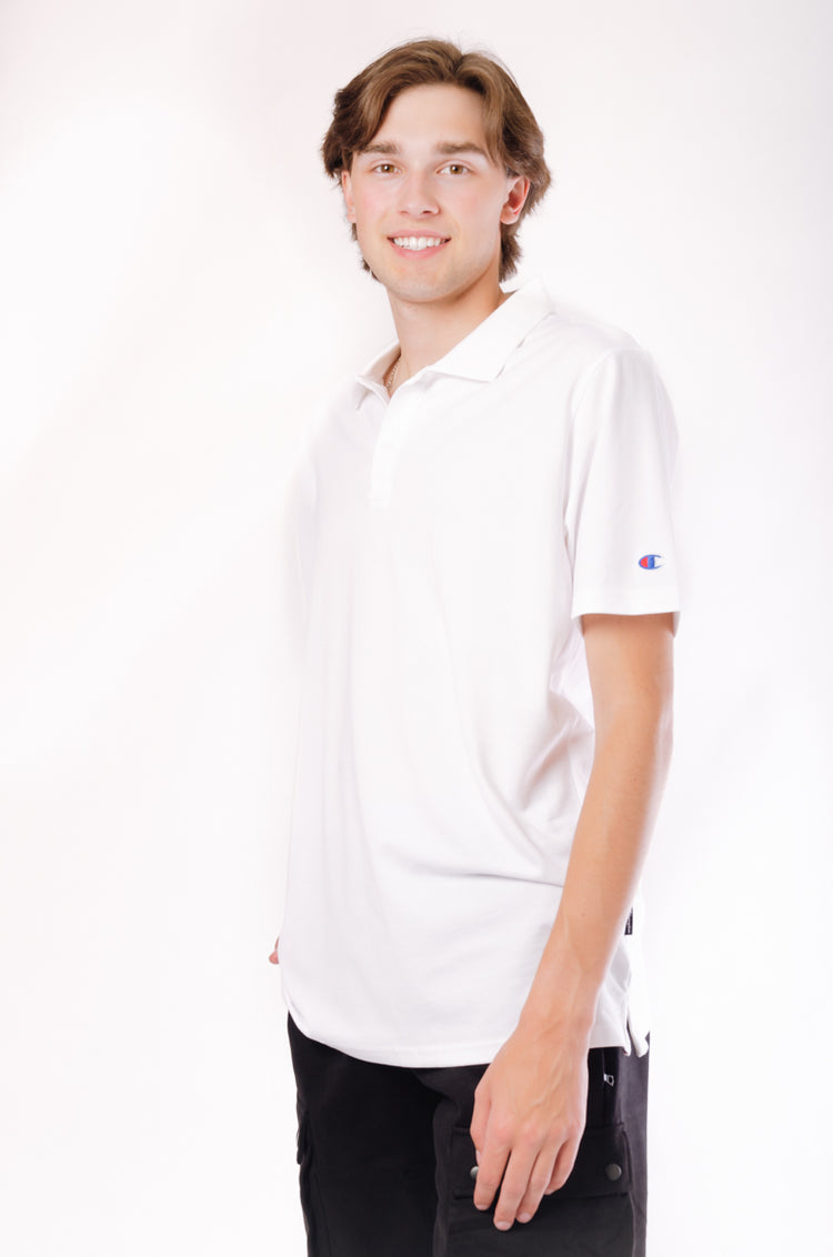 Solid Polo Shirt - White