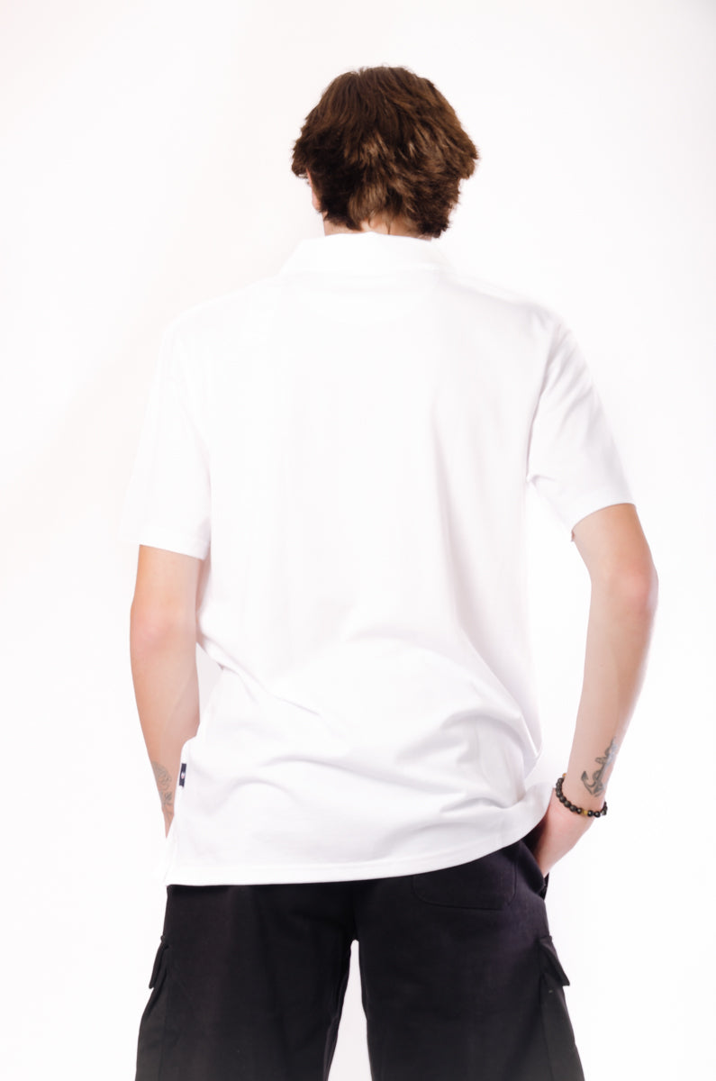 Solid Polo Shirt - White