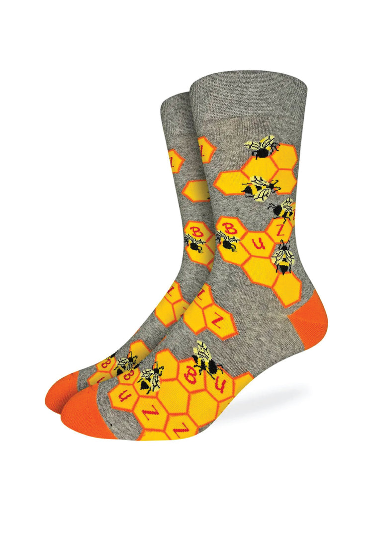 Spelling Bees Sock - YEL