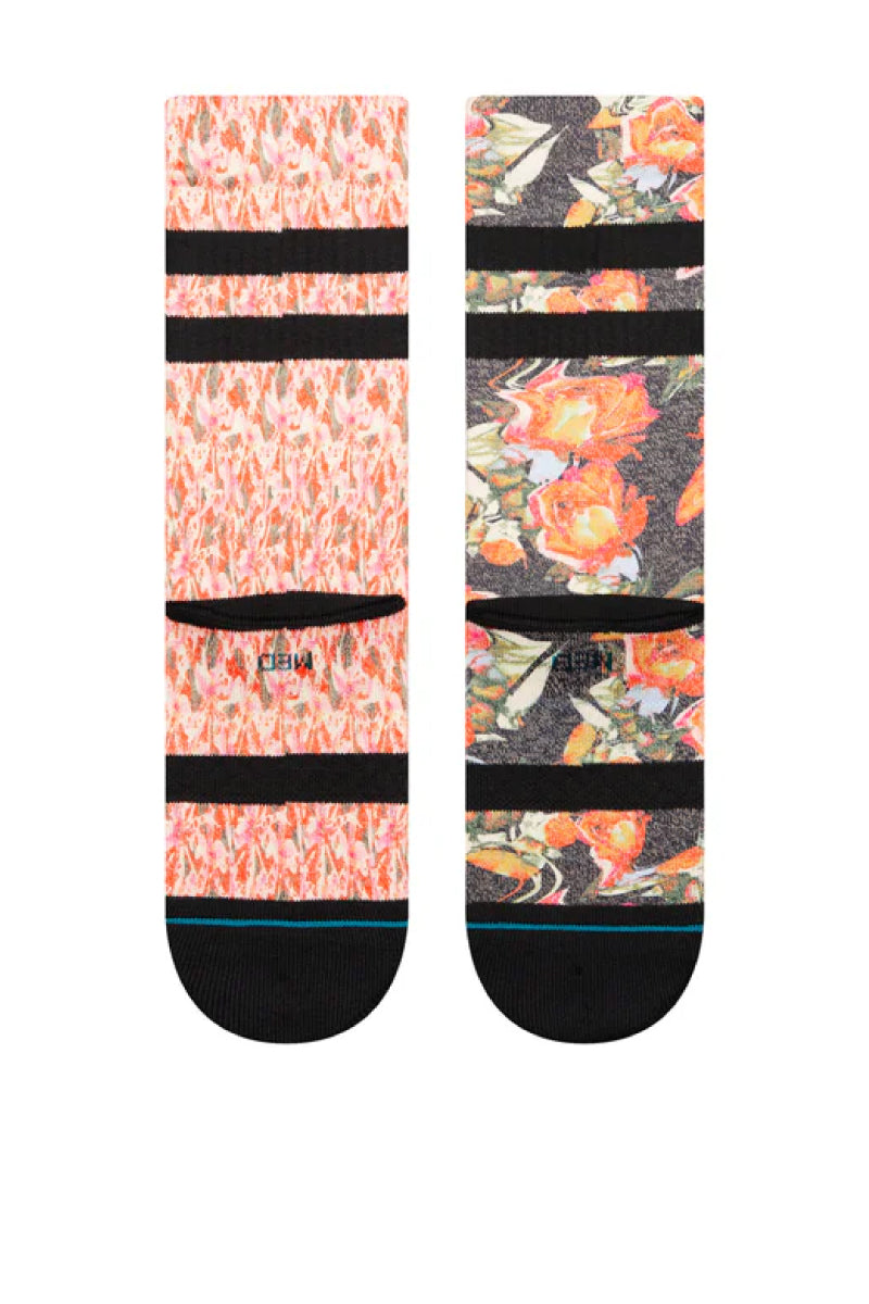 Split Crew Sock - BLK