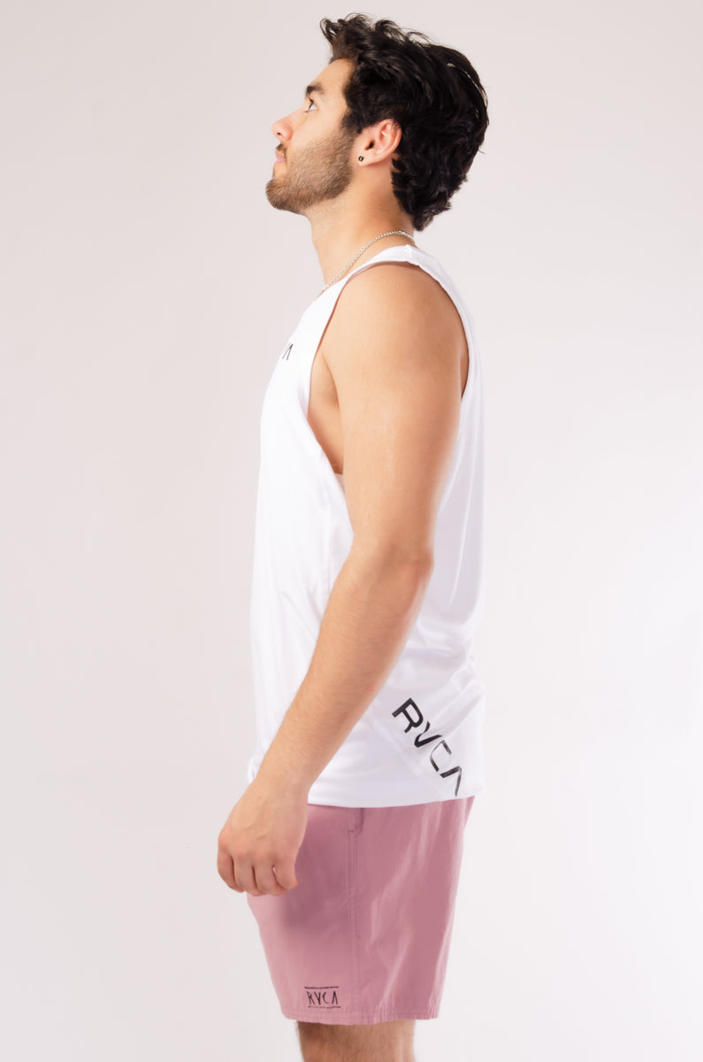 Sport Vent Tank Top - WHT