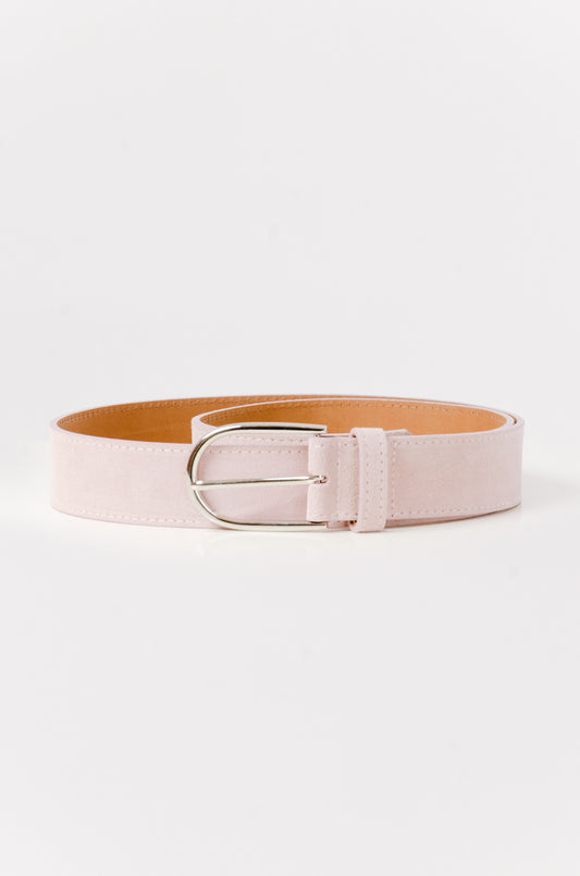 Suede Belt with Nickel Buckle - ROS