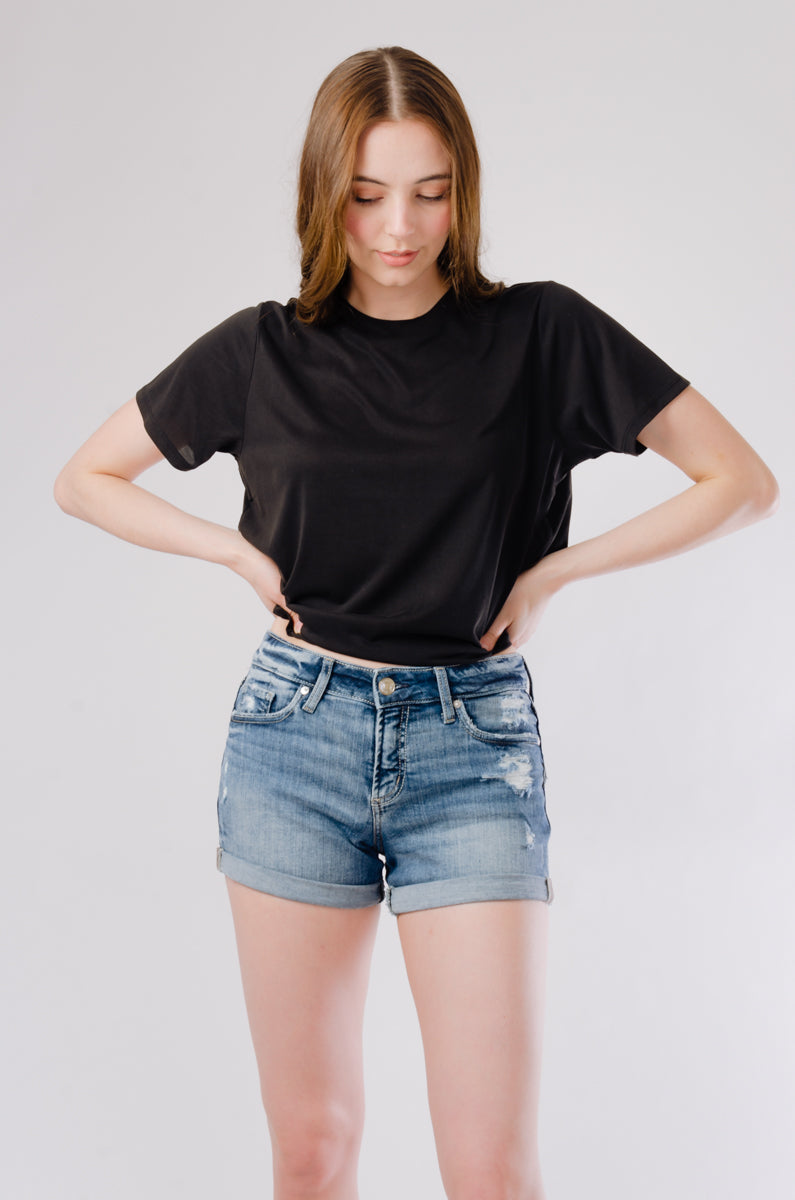 Suki Mid Rise Shorts - MW