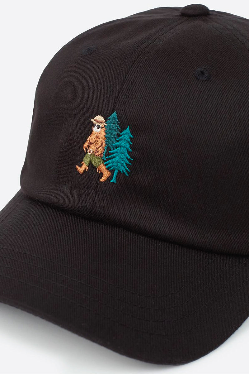 Summer Sasquatch Peak Hat - BLK