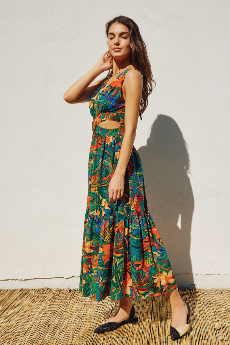 Sunny Serenity Midi Dress - TRP