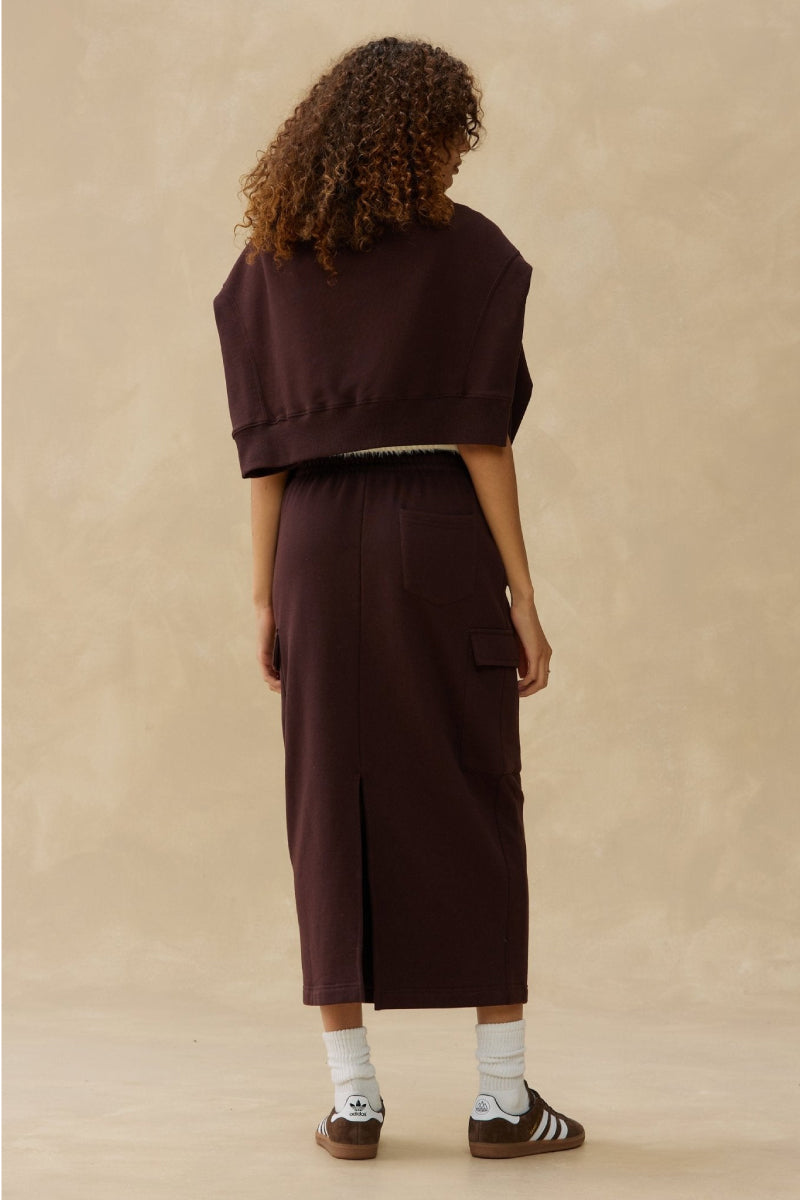 Sweatshirt Skirt Maxi - TRF