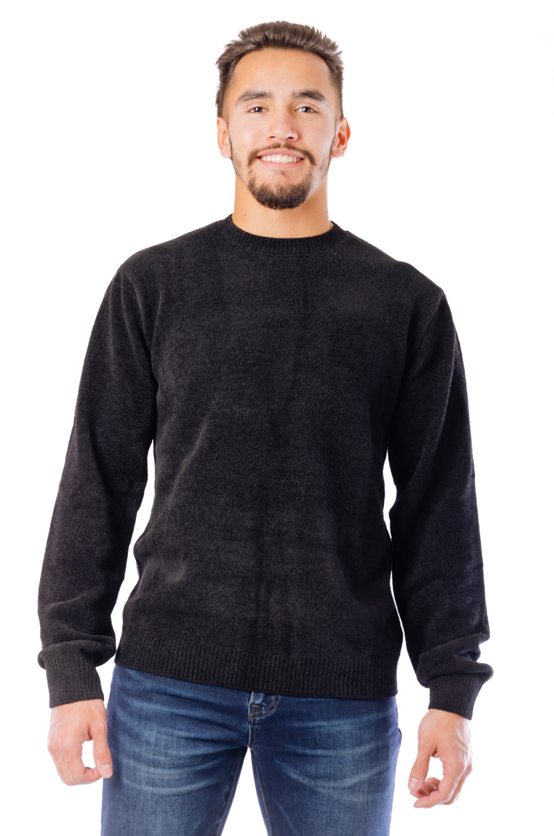 Textured Crew - BLK