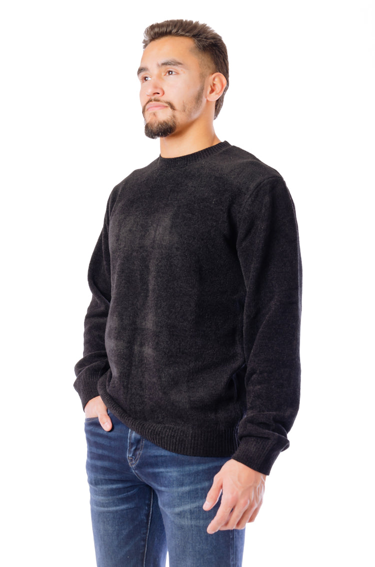 Textured Crew - BLK