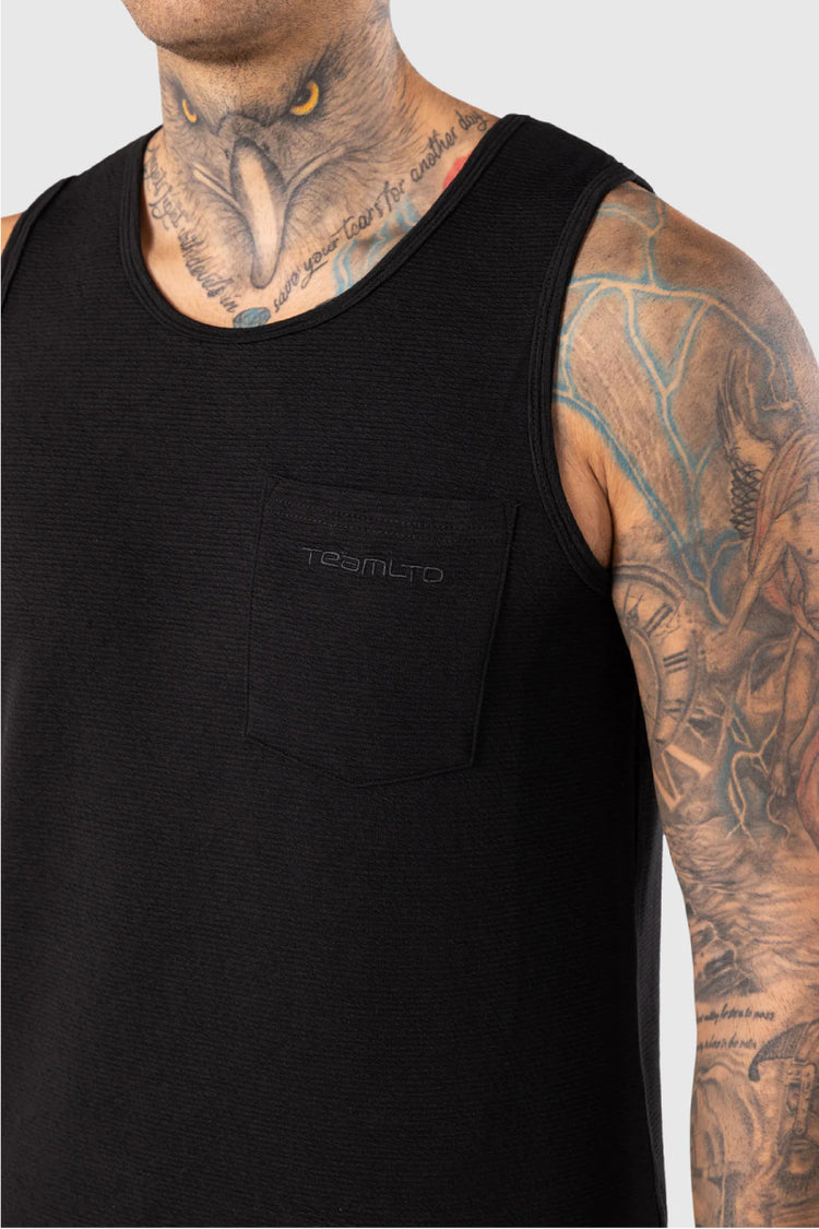 Textured Tank - BLK