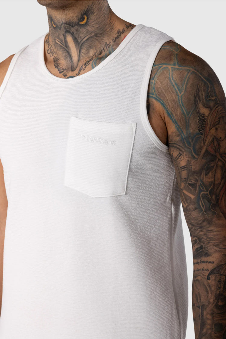 Textured Tank - WHT