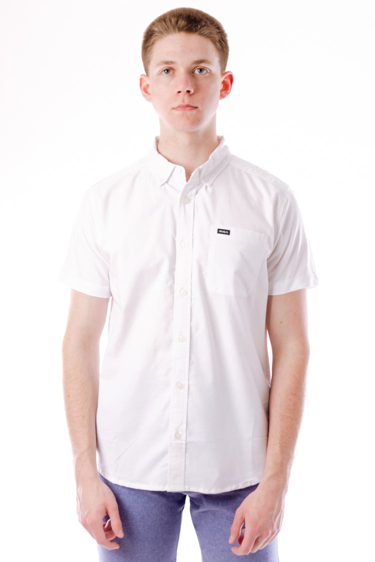 That'll Do Stretch Short Sleeve Shirt - WHT