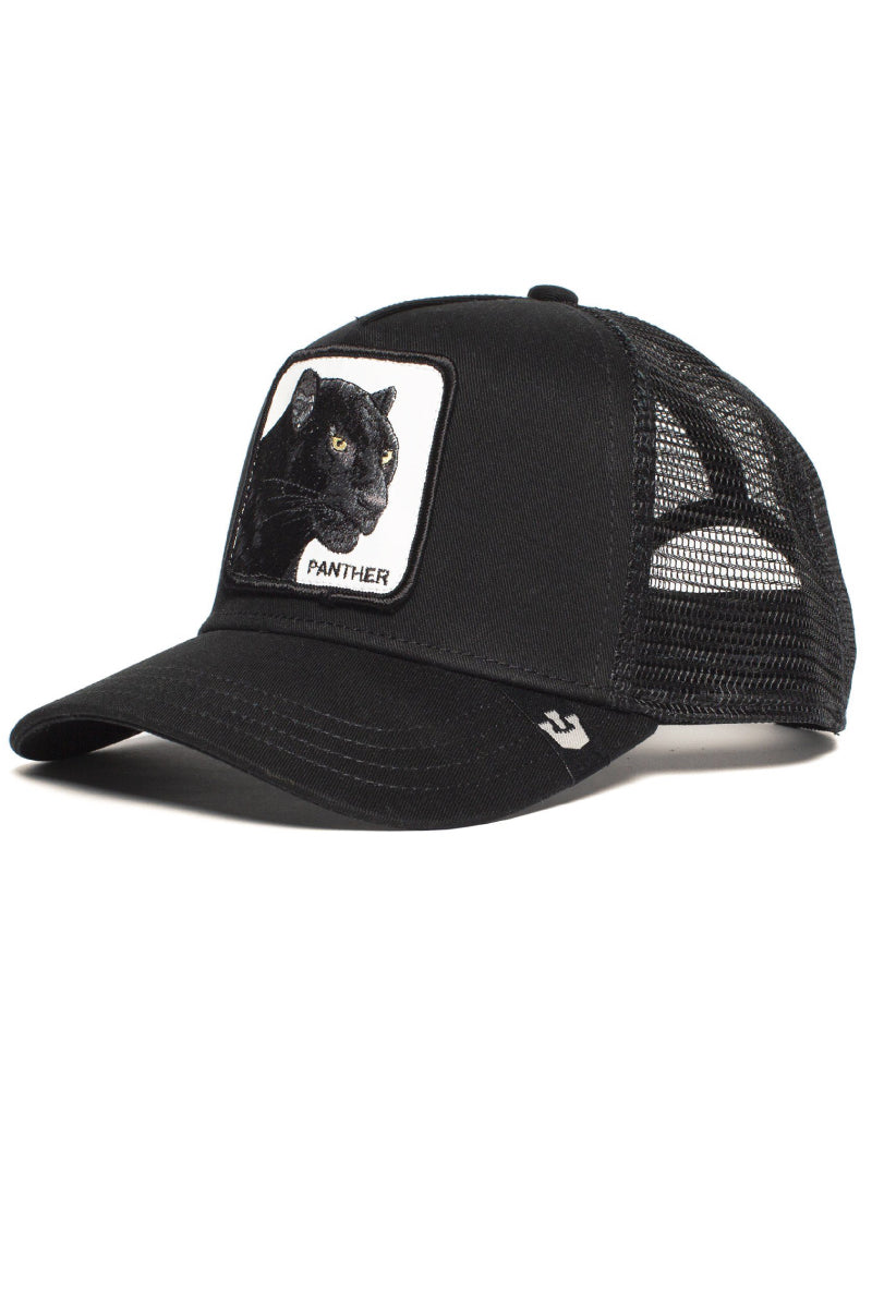 Unisex Panther Trucker Hat - BLK