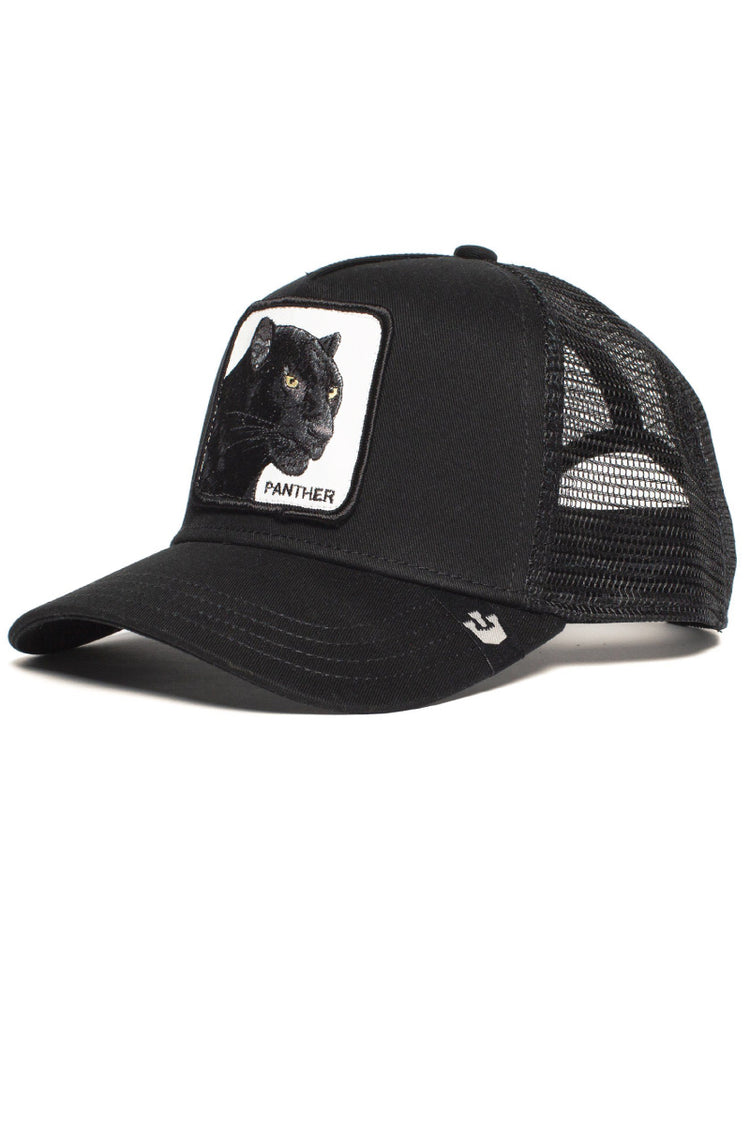 Unisex Panther Trucker Hat - BLK