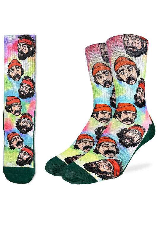 Tie-Dye Cheech & Chong Sock - MUL