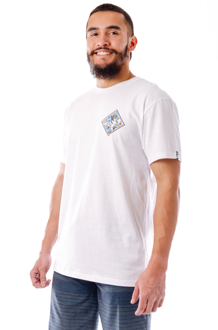 Tippet Tropics Tee - WHT