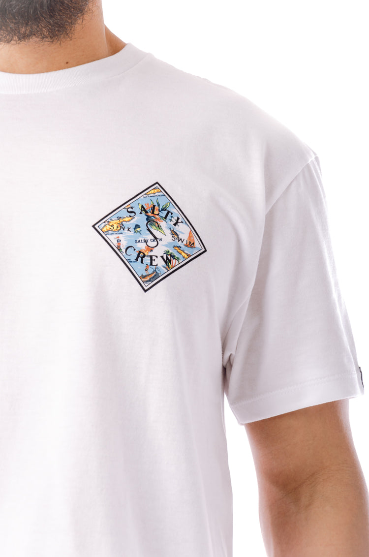 Tippet Tropics Tee - WHT