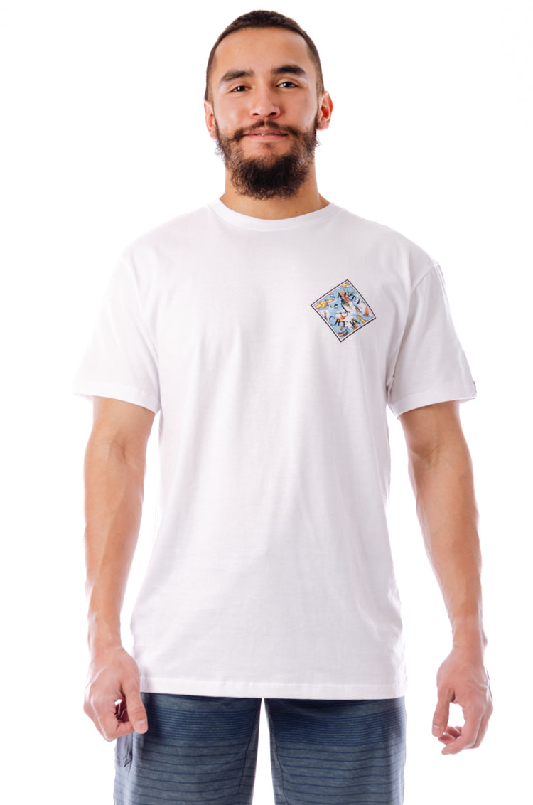 Tippet Tropics Tee - WHT