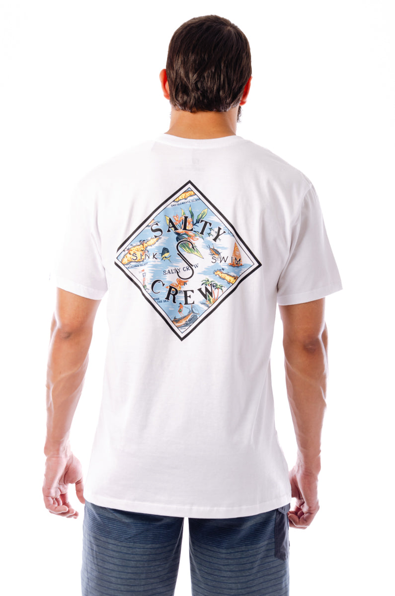 Tippet Tropics Tee - WHT