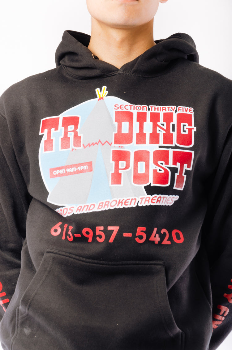 Unisex Trading Post Hoodie - BLK