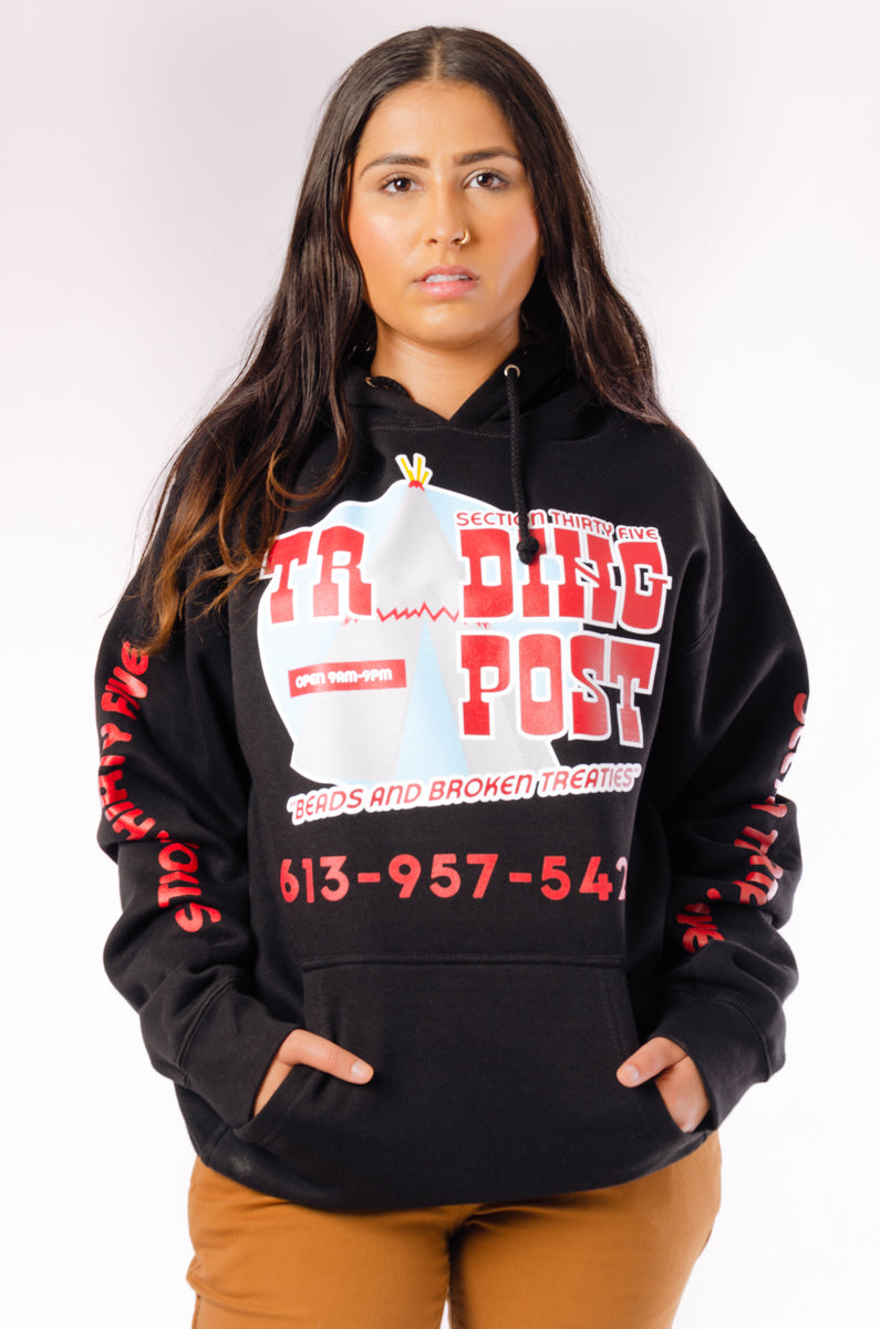 Unisex Trading Post Hoodie - BLK