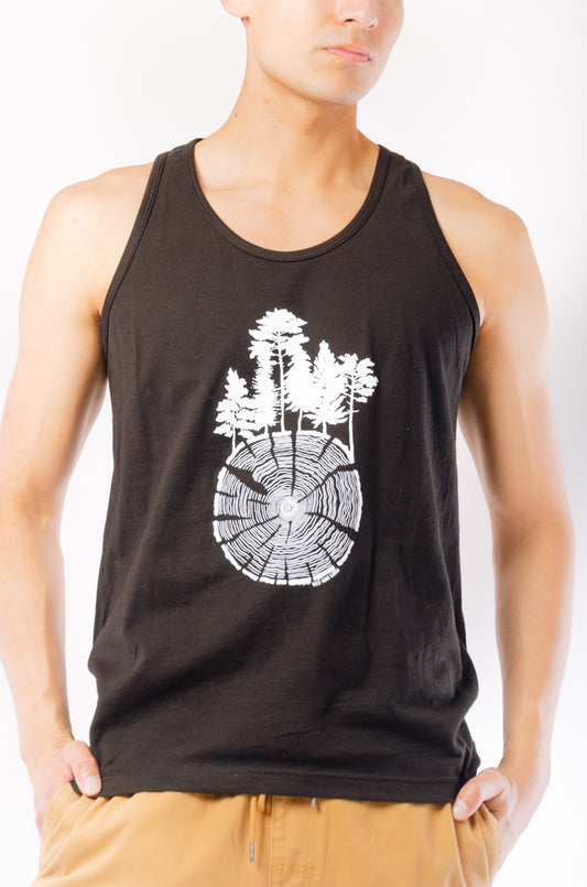 Tree Round Tank - BLK