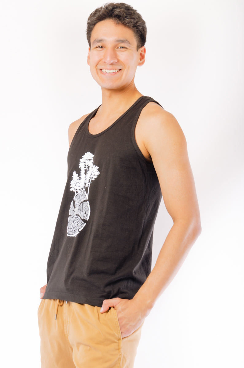 Tree Round Tank - BLK