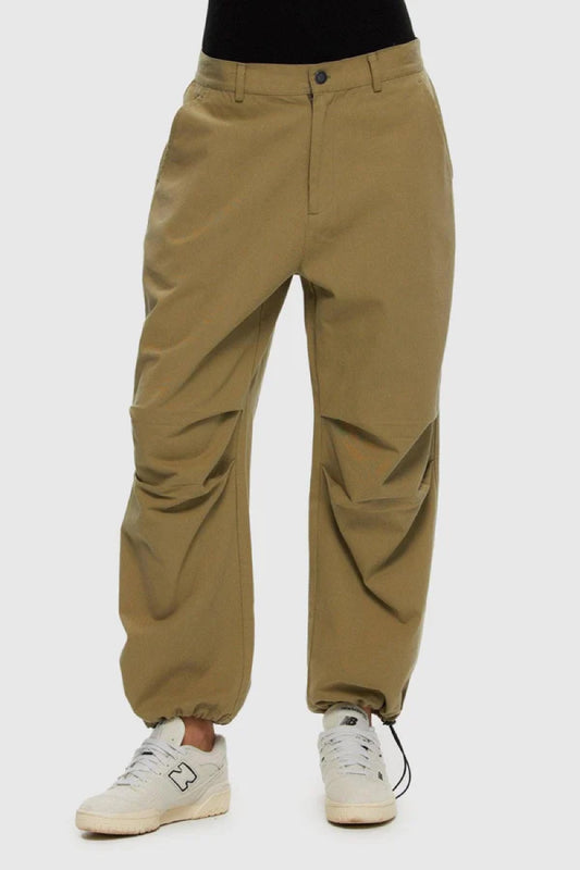 Twill Parachute Joggers - KHA