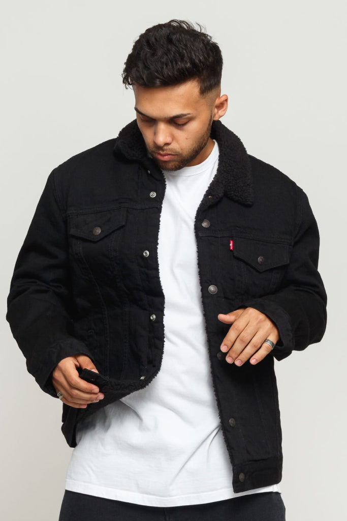 Type 3 Sherpa Trucker Jacket - BLK