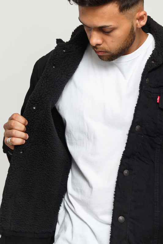 Type 3 Sherpa Trucker Jacket - BLK