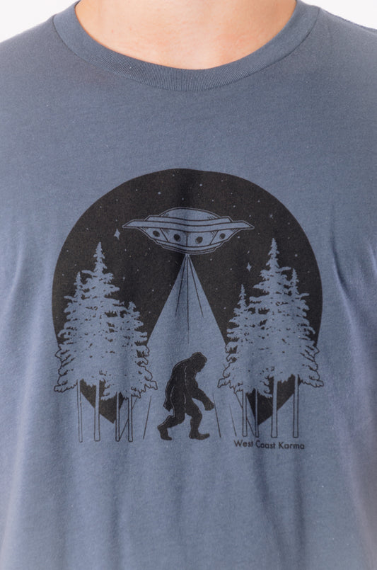 UFO Sasquatch Tee - NVY