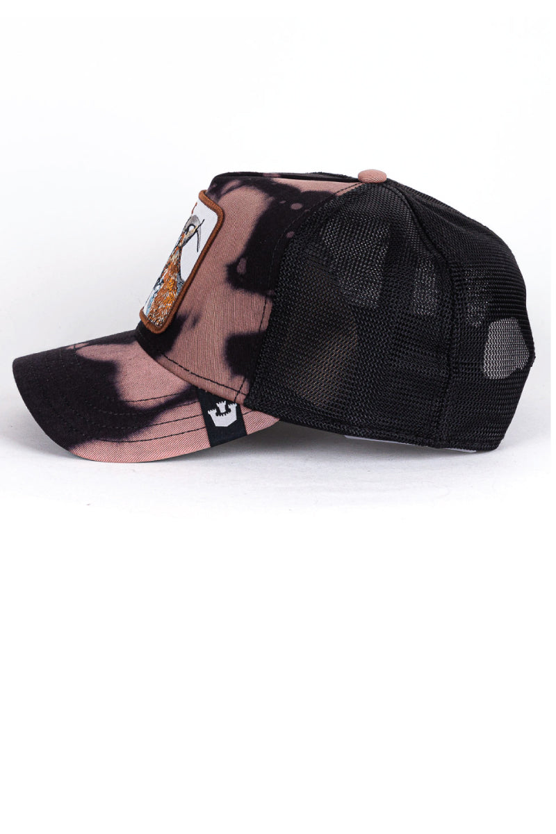 Unisex Acid Goat Trucker Hat - BLK