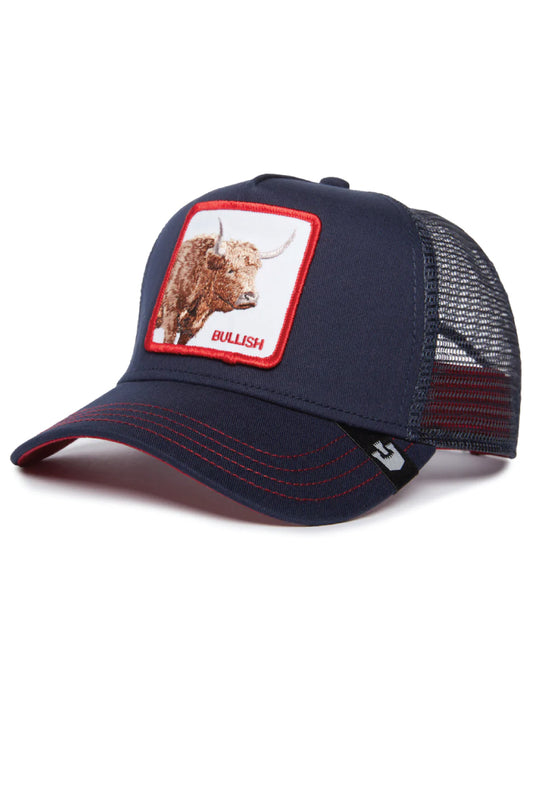 Unisex Bull Fan Trucker Hat - NVY