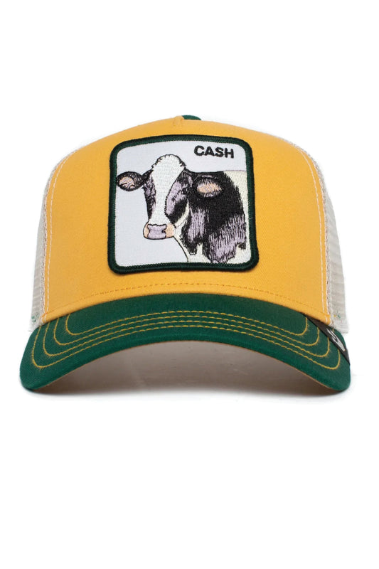 Unisex Cash Cow Trucker Hat - YEL