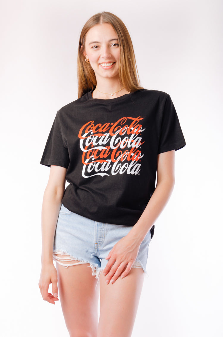 Unisex Coca Cola Tee - BLK