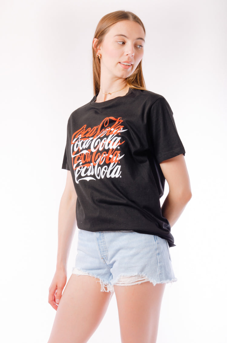 Unisex Coca Cola Tee - BLK