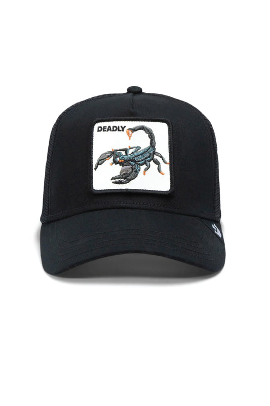 Unisex Deadliest Scorpion Trucker Hat - BLK