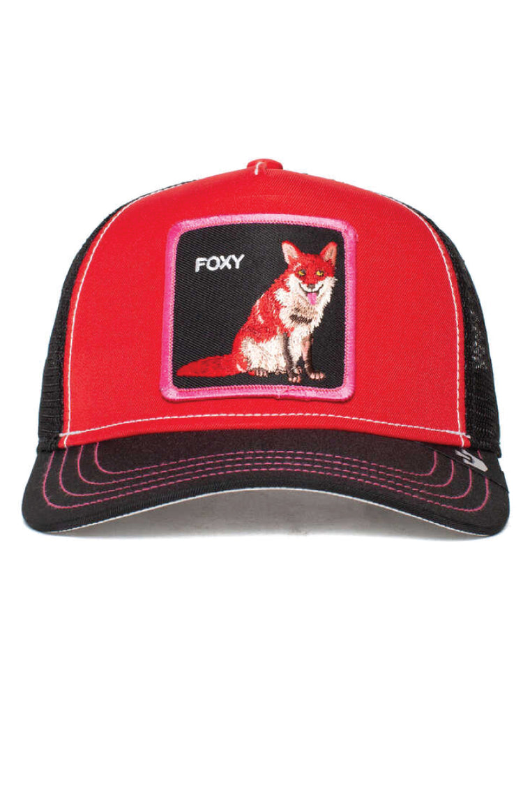 Unisex Fox Trip Trucker Hat - RED