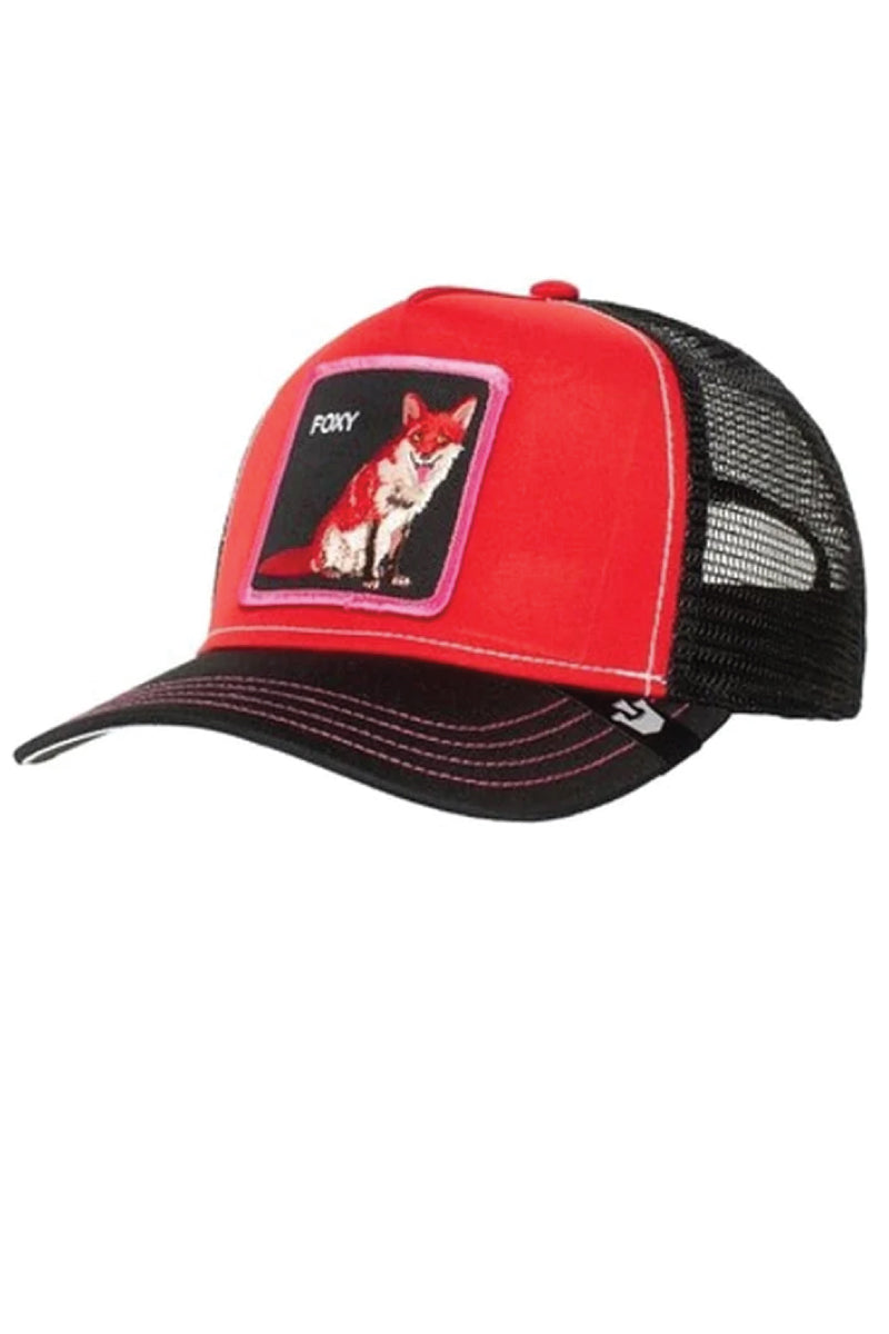 Unisex Fox Trip Trucker Hat - RED