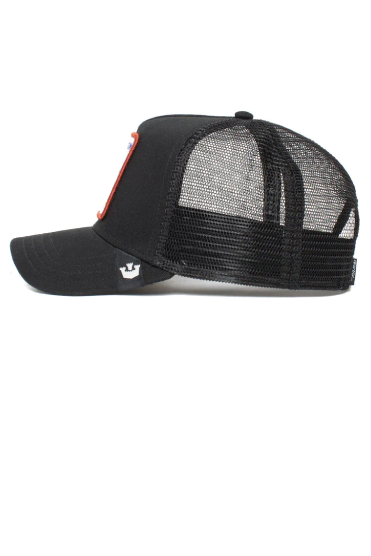 Unisex Freedom Eagle Trucker Hat - BLK