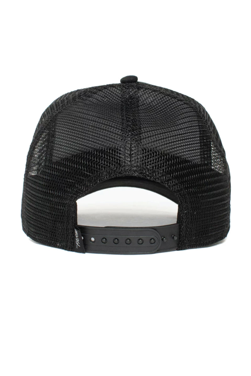 Unisex Freedom Eagle Trucker Hat - BLK