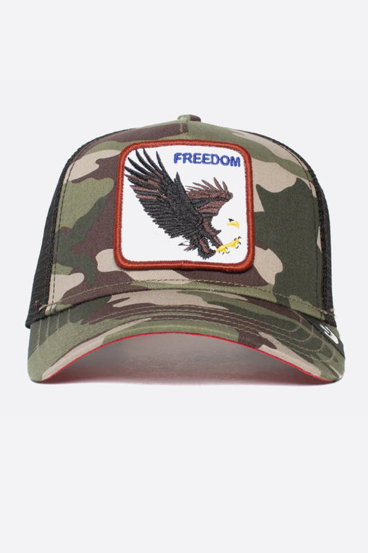 Unisex Freedom Eagle Trucker Hat - CAM