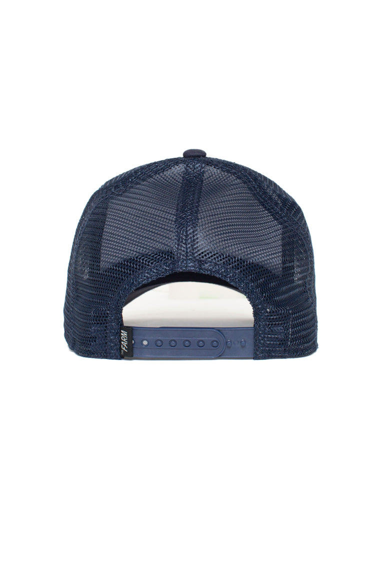 Unisex Freedom Eagle Trucker Hat - NVY