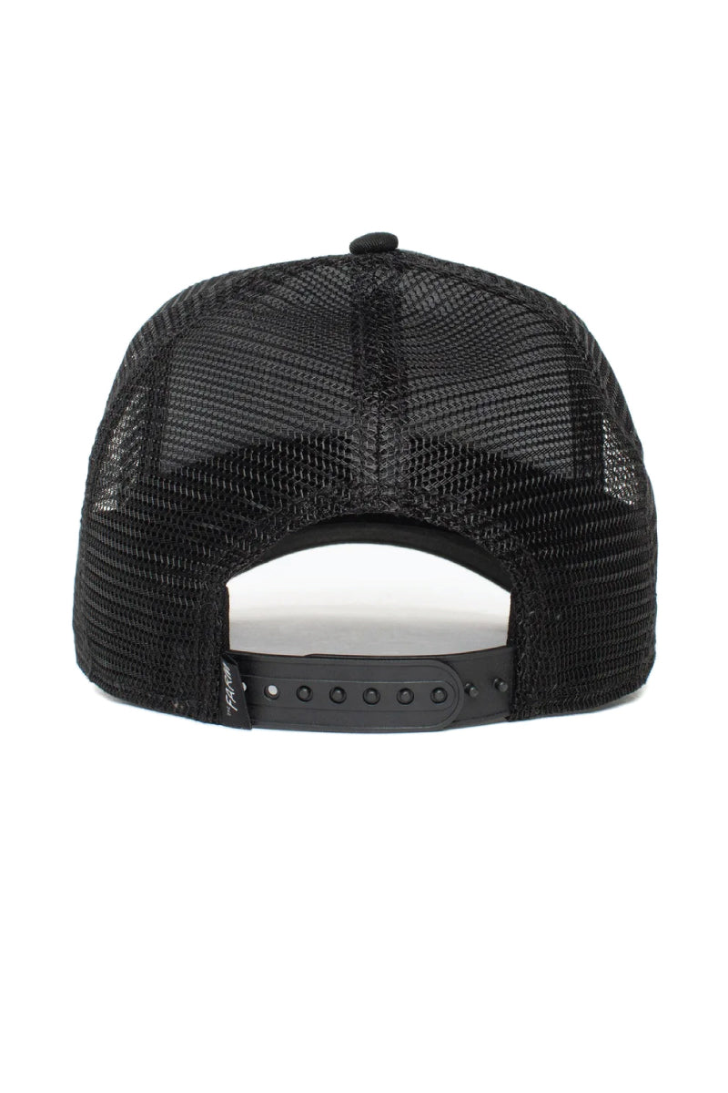 Unisex Goat Trucker Hat - BLK