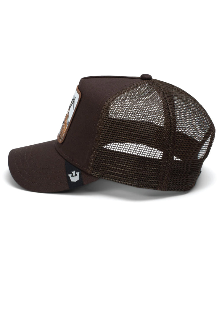 Unisex Goat Trucker Hat - BRO